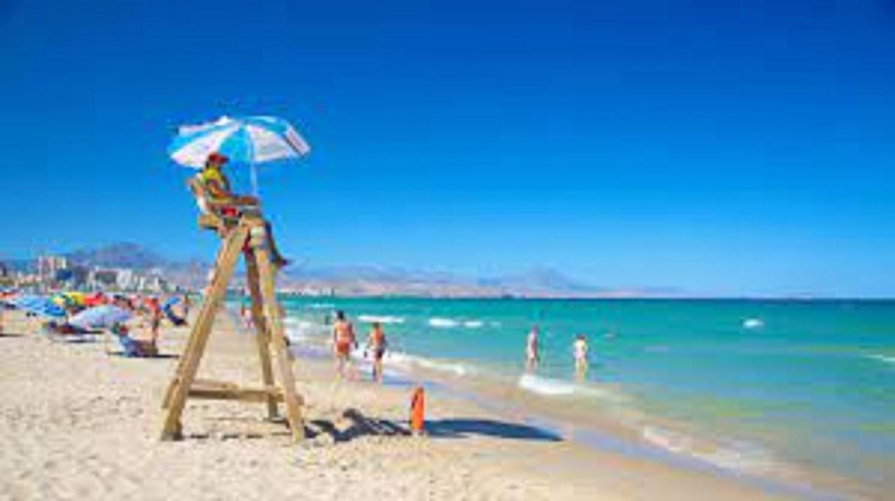 Apartamento Con Terraza En San Juan Playa Alicante Exteriör bild