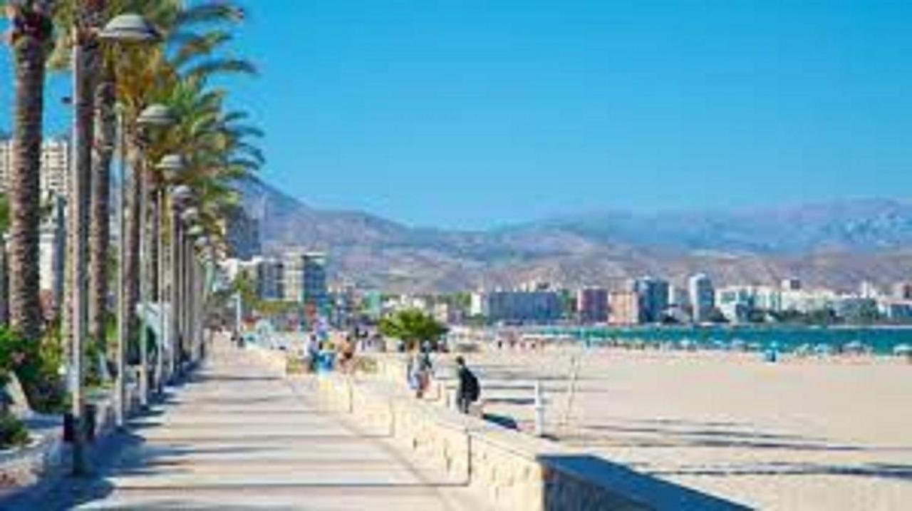 Apartamento Con Terraza En San Juan Playa Alicante Exteriör bild